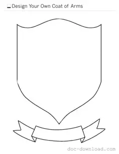 Fill Out Your Coat Of Arms Template