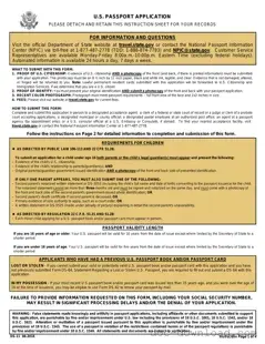 Fill Out Your DS-11 U.S. Passport application Template