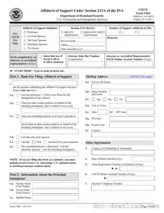 Fill Out Your USCIS I-864 Template