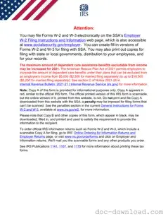Fill Out Your IRS W-2 Template