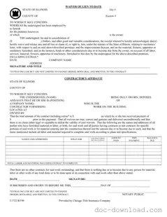 Fill Out Your Chicago Title Waiver Format Template
